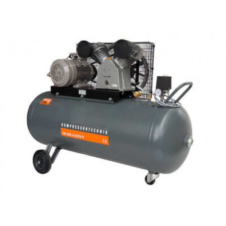Compresor de aer profesional cu piston - 4kW, 630 L/min, 10 bari - Rezervor 270 Litri - WLT-PROG-630-4.0/270 [1]