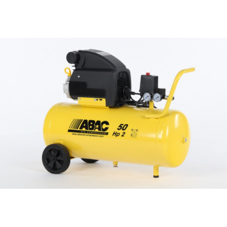 Compresor de aer cu piston - 1.5 kW, 190 L/min, 8 bari - Rezervor 50 Litri - ABAC-MONTE-CARLO-B20-BASELINE [1]