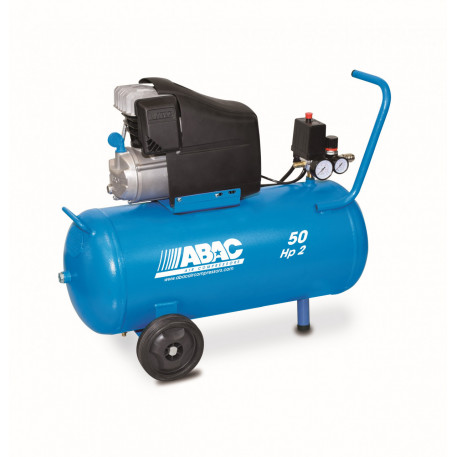 Compresor de aer cu piston - 1.5 kW, 220 L/min, 10 bari - Rezervor 50 Litri - ABAC-MONTE-CARLO-L20 [1]