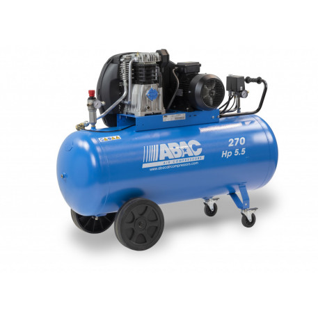 Compresor de aer cu piston - 4.1 kW, 595 L/min, 10 bari - Rezervor 270 Litri - ABAC-A49B-270-CT5,5 [1]