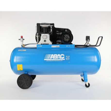 Compresor de aer cu piston - 5.5 kW, 827 L/min, 11 bari - Rezervor 500 Litri - ABAC-PRO-B6000-500-CT7.5-V400-CE [1]