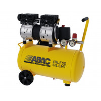 Compresor de aer cu piston fara ulei, silentios - 0.75 kW, 130 L/min, 8 bari - Rezervor 24 Litri - ABAC-POLE-POSITION-XT-SIL-10 Compresor de aer cu piston fara ulei, silentios - 0.75 kW, 130 L/min, 8 bari - Rezervor 24 Litri - ABAC-POLE-POSITION-XT-SIL-10