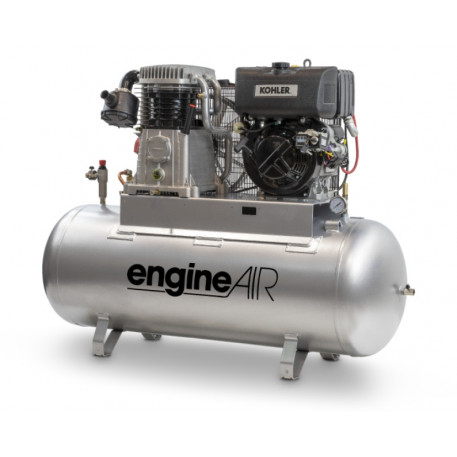 Compresor de aer cu piston, motor Kohler - 7.52 kW, 1038 L/min, 14 bari - Rezervor 270 Litri - ABAC-engineAIR-11/270-14-ES-Diesel [1]