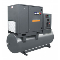 Compresor de aer profesional cu surub - 7.5 kW, 850 L/min, 13 bari - Rezervor 500 Litri - WLT-7.5/500-P-COMBO-13bar
