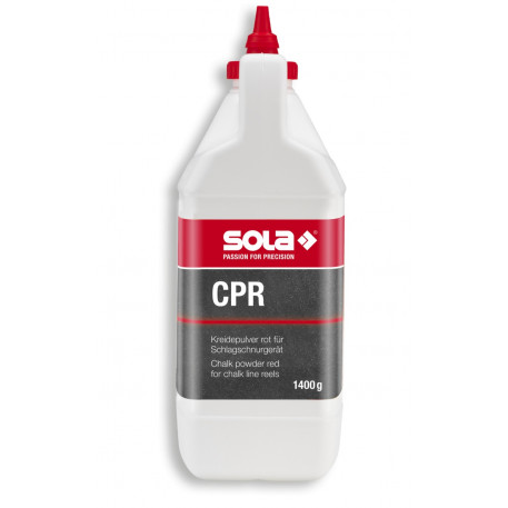 Creta de marcare pt. aparate de trasare cu sfoara, rosu CPR, 1400gr - Sola-66152201 [1]