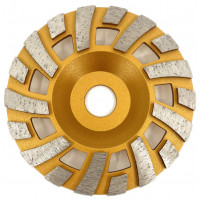 Disc cupa diamantata cu dinti alternativi pentru slefuire rapida de Beton si Abrazive 125mmx22,2mm PREMIUM - DXDY.PLCC.125 Disc cupa diamantata cu dinti alternativi pentru slefuire rapida de Beton si Abrazive 125mmx22,2mm PREMIUM - DXDY.PLCC.125