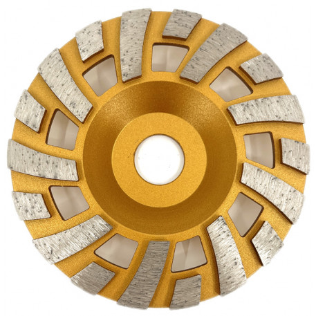 Disc cupa diamantata cu dinti alternativi pentru slefuire rapida de Beton si Abrazive 125mmx22,2mm PREMIUM - DXDY.PLCC.125 [1]