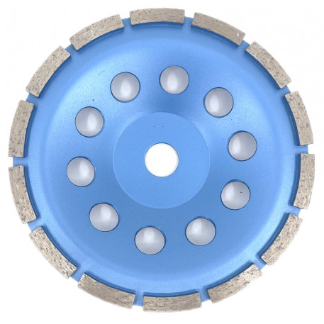 Disc cupa diamantata pentru slefuire Beton/Abrazive 180x22,2mm Standard Profesional - BlueLine - DXDY.BLEC.180 [1]