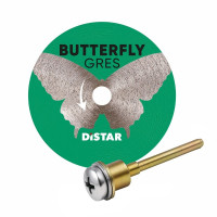 Disc diamantat Butterfly ultra-subtire pt. mini-polizoare, pt. portelan, 45x0,6x5,8 (mm) cu ax prindere 3.2-3.0F, Premium - DiStar-11133053027 Disc diamantat Butterfly ultra-subtire pt. mini-polizoare, pt. portelan, 45x0,6x5,8 (mm) cu ax prindere 3.2-3.0F, Premium - DiStar-11133053027