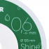 Disc diamantat DiStar Shine ultra-subtire (0.6mm) pt. Gresie portelanata, placi ceramice - 125x22.23 (mm) Super Premium - DiStar-11127457030 [4]