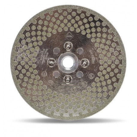 Disc diamantat galvanizat pt. taiat si slefuit 125mm, ECD 125 2in1 SuperPro - RUBI-31965 [1]