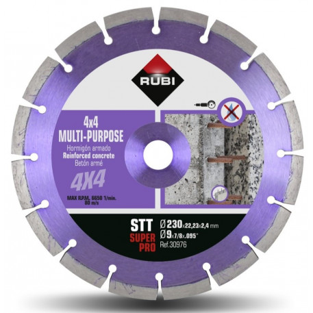 Disc diamantat multi-uz 230mm, STT 230 SuperPro - RUBI-30976 [1]