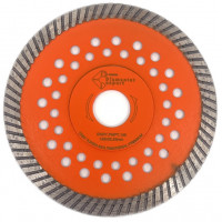 Disc diamantat pentru taiat Granit, Piatra, Beton armat, Materiale dure TURBO Laser 125x22,23mm SUPER PREMIUM - DXDY.PMPT.125