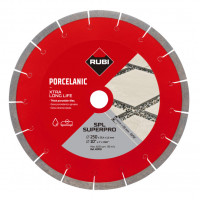 Disc diamantat pt. Ceramica dura, portelan gros >2cm pt. terase, 250x25.4 (mm), SPL 250 EXT SuperPro - RUBI-40910