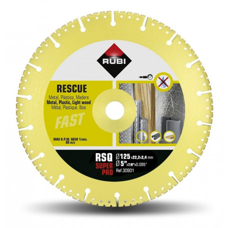 Disc diamantat pt. descarcerare 115mm, RSQ 115 Super Pro - RUBI-30900 [1]