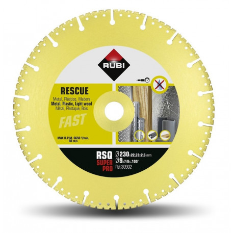 Disc diamantat pt. descarcerare 230mm, RSQ 230 Super Pro - RUBI-30902 [1]