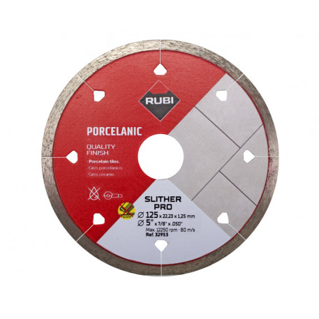 Disc diamantat pt. gresie portelanata 115mm, SLITHER 115 Pro - RUBI-32953 [1]