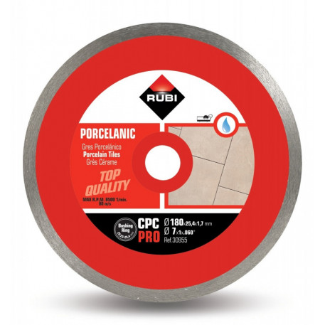 Disc diamantat pt. gresie portelanata 180mm, CPC 180 Pro - RUBI-30955 [1]