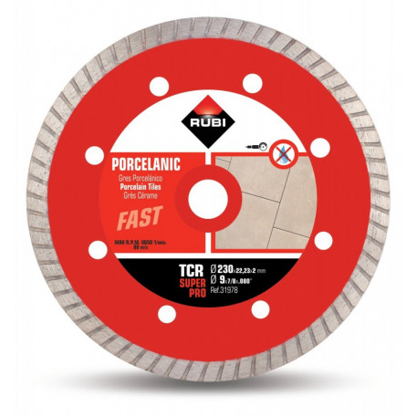 Disc diamantat pt. gresie portelanata 230mm, TCR 230 SuperPro - RUBI-31978 [1]