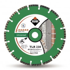 Disc diamantat pt. materiale de constructii 230mm, TLR 230 SuperPro - RUBI-31968 Disc diamantat pt. materiale de constructii 230mm, TLR 230 SuperPro - RUBI-31968