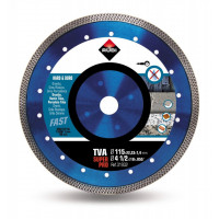 Disc diamantat pt. materiale foarte dure 115mm, TVA 115 SuperPro - RUBI-31932