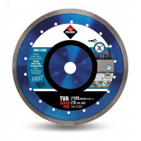 Disc diamantat pt. materiale foarte dure 125mm, TVA 125 SuperPro - RUBI-31933