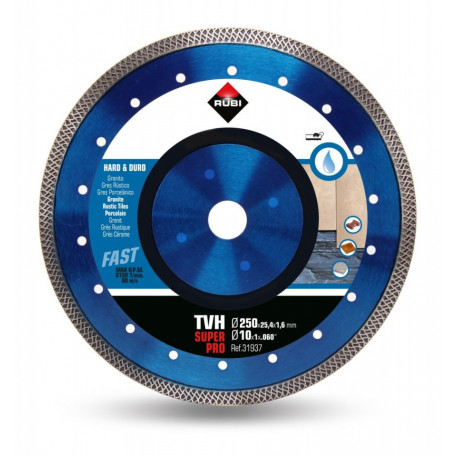 Disc diamantat pt. materiale foarte dure 250mm, TVH 250 SuperPro - RUBI-31937 [1]