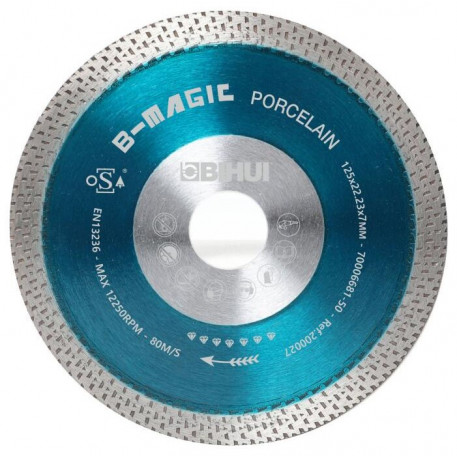 Disc Diamantat pt. Portelan dur, Placi ceramice 115x22.2 (mm) Super Premium - BIHUI-DCDW115 [1]