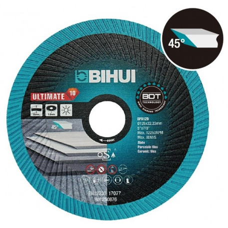 Disc Diamantat pt. taiat/slefuit Portelan, Placi ceramice, Ardezie 115x22.2 (mm) Ultimate BDT - BIHUI-DPD115 [1]