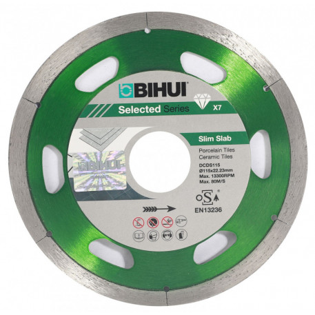 Disc Diamantat subtire pt. Portelan, Placi ceramice 125x22.2 (mm) Super Premium - BIHUI-DCDS125 [1]