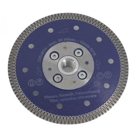 Disc DiamantatExpert pt. Ceramica dura, portelan, gresie 125xM14 (mm) Super Premium - DXDH.3901.125.M14 [1]