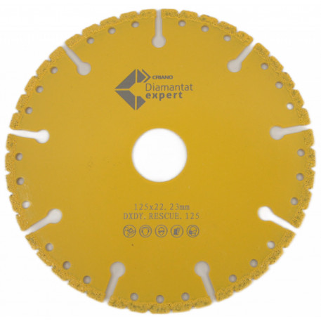 Disc DiamantatExpert pt. Descarcerare - Metal / Universal 125x22.2 (mm) Premium - DXDY.RESCUE.125 [1]