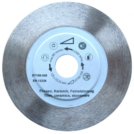 Disc DiamantatExpert pt. Gresie dura, Portelan dur, Granit - 125x22.2 (mm) Super Premium - DXDH.3925.125 [1]