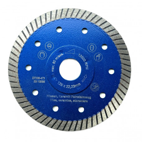 Disc DiamantatExpert pt. Gresie ft. dura, Portelan dur, Granit - Turbo 115x22.2 (mm) Super Premium - DXDH.3927.115 [1]