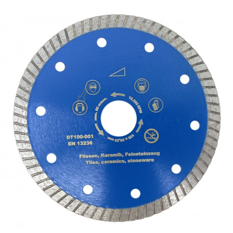 Disc DiamantatExpert pt. Gresie ft. dura, Portelan dur, Granit- Turbo 125x22.2 (mm) Super Premium - DXDH.3957.125.22 [1]