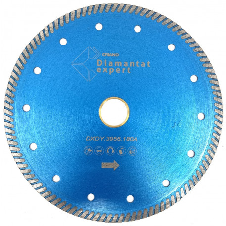 Disc DiamantatExpert pt. Gresie ft. dura portelanata, Granit - Turbo 200x25.4 (mm) Premium - DXDY.3956.200 [1]