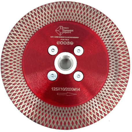 Disc DiamantatExpert pt. taiere si slefuire - Gresie si Placi dure 125x1.8 (mm) xM14, Premium - DXDY.CNG-PP.125.M14 [1]