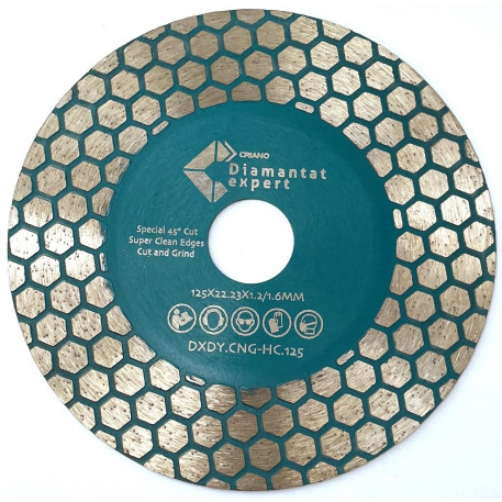 Disc DiamantatExpert pt. taiere si slefuire - Gresie si Placi dure 125x22.23 (mm) Premium - DXDY.CNG-HC.125 [1]
