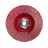 Disc lamelar diamantat pt. slefuit granit, gresie, portelan, sticla - #200, Ø115mm, M14 - RUBI-32931 [2]