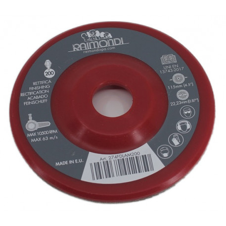 Disc lamelar diamantat pt. slefuit placi, gran. 200, Ø115mm - Raimondi-274FDLAM200 [1]