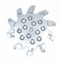 Disc stea cu segmenti diamantati pt. slefuire pardoseli - segment 10 buc DPC - 250 mm - prindere 19mm - DXDY.8501.250.75.010-R