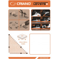 Distantiere autonivelare CRIANO LevSys+ ( Clips-uri ) pt. gresie, faianta si placi - Rost de 1 mm - 100 buc - CNO-LSP-PLC1100 Distantiere autonivelare CRIANO LevSys+ ( Clips-uri ) pt. gresie, faianta si placi - Rost de 1 mm - 100 buc - CNO-LSP-PLC1100