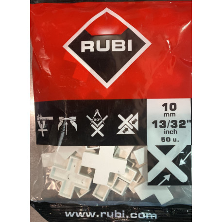 Distantiere ( Cruciulite ) pt. placi - gresie si faianta - Rost 10 mm - 50 buc - RUBI-19878 [1]