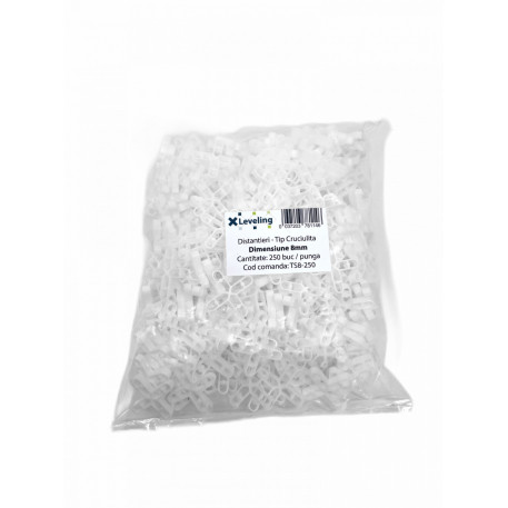 Distantiere ( Cruciulite ) pt. placi - gresie si faianta - Rost 8 mm - 250 buc - XLEV-TS8-250 [1]