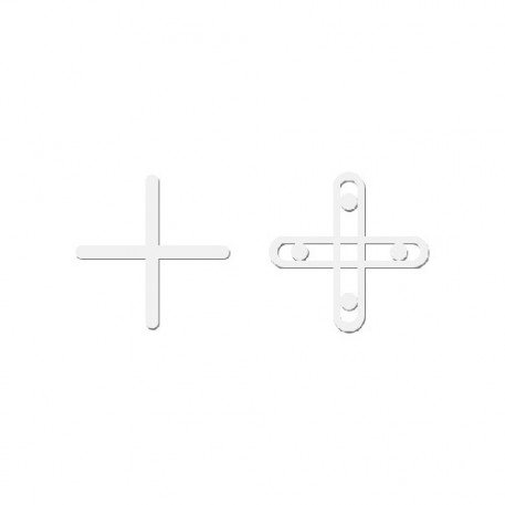 Distantieri cruce pentru placi de gresie, faianta si placi, rost 1.5mm, 250buc - BIHUI-TS15250 [1]