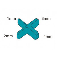 Distantieri cu dimensiuni multiple pentru placi de gresie, faianta si placi, rost 1-4mm, 50buc - BIHUI-TSM50 Distantieri cu dimensiuni multiple pentru placi de gresie, faianta si placi, rost 1-4mm, 50buc - BIHUI-TSM50