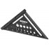 Echer triunghiular de tâmplărie, cu găuri de marcare, 180mm, TDS 18 - Sola-56160601 [2]