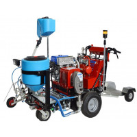 Echipament airless pentru trasat marcaje rutiere Everest TH (autopropulsat cu secventiator de linii, Gravity 2x30lt) - Larius Echipament airless pentru trasat marcaje rutiere Everest TH (autopropulsat cu secventiator de linii, Gravity 2x30lt) - Larius