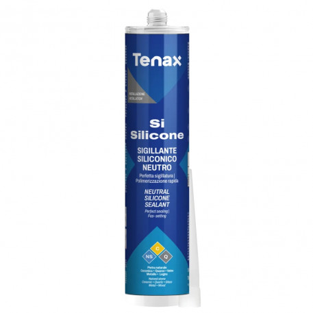 Etanșant Neutru Transparent, pt. ceramica, piatra naturala si quartz - Tenax SI Silicone tub 300ml [1]