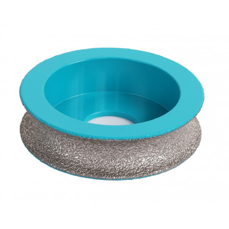 Freza diamantata pentru profilare granit, marmura, gresie Profil Semicerc exterior, R-10mm, ∅75x22,23mm - BIHUI-DGW310 [1]